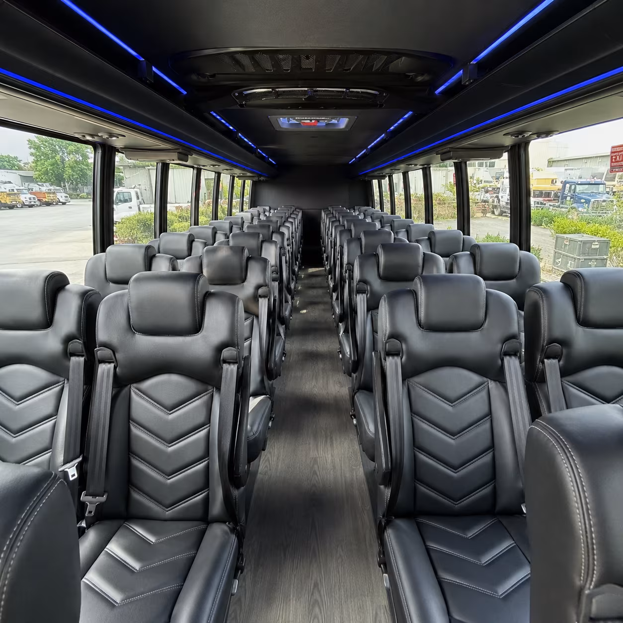 new rochelle sporting event transportation onboard seating